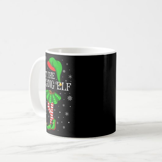 Family Matching Women Girls I'm The Singing Elf Ch Kaffeetasse (Vorderseite Links)