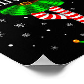 Family Matching Women Girls I'm The Singing Elf Ch Poster (Ecke)