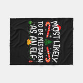Family Matching Xmas Most Likely To Be Mistaken As Fleecedecke (Vorderseite (Horizontal))