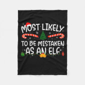 Family Matching Xmas Most Likely To Be Mistaken As Fleecedecke (Vorderseite)