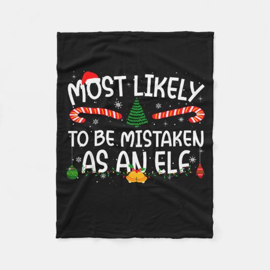 Family Matching Xmas Most Likely To Be Mistaken As Fleecedecke (Vorderseite)