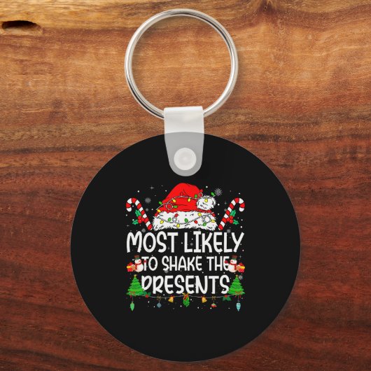 Family Matching Xmas Most Likely To Shake The  Schlüsselanhänger (Vorderseite)