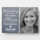 Family Memorial Foto von Remembrance Keepsake Fotoplatte (Vorderseite)