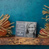 Family Memorial Foto von Remembrance Keepsake Fotoplatte (Seite)