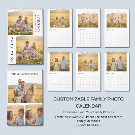 Family Memories 2026 Photo Calendar | Cherish Ever Kalender