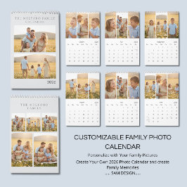 Family Memories 2026 Photo Calendar | Cherish Ever Kalender