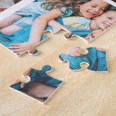 Family Memories 9 Photo Grid Personalized Collage Puzzle (Seite)