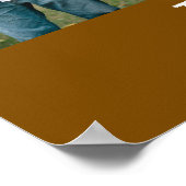 Family Memories Modern Photo Collage Poster (Ecke)