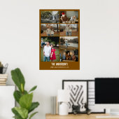 Family Memories Modern Photo Collage Poster (Heimbüro)