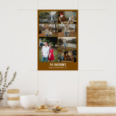 Family Memories Modern Photo Collage Poster (Küche)