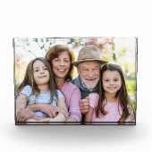 Family Memories Personalized Grandparent Photo Fotoblock (Vorderseite)
