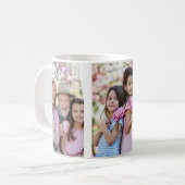 Family Memories Personalized Grandparent Photo Kaffeetasse (Vorderseite Links)