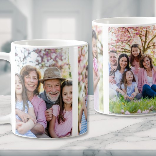 Family Memories Personalized Grandparent Photo Kaffeetasse
