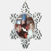 Family Memories Schneeflocken Zinn-Ornament (Rechts)