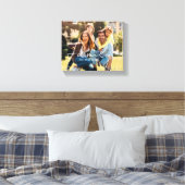 Family Modern typography overlay phot Canvas Print Leinwanddruck (Insitu (Schlafzimmer))