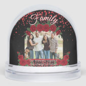 Family Moments That Change Us Forever Two Photo Schneekugeln (Vorderseite)