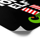 Family Momo Elf Christmas Matching Pajama Funny  Poster (Ecke)