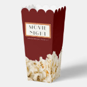 Family Movie Night Theater Marquee Sign Popcorn Geschenkschachtel (Rückseite)