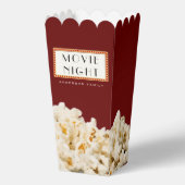 Family Movie Night Theater Marquee Sign Popcorn Geschenkschachtel (Vorderseite)