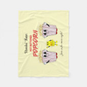 Family Movie Theater with Hot Buttered Popcorn Fleecedecke (Vorderseite)