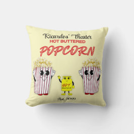 Family Movie Theater with Hot Buttered Popcorn Kissen