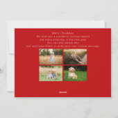 Family Multi Foto Einfache Weihnachten | Weihnacht (Rückseite)