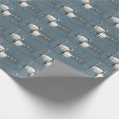 Family Mute Swan Geschenkpapier (Ecke)