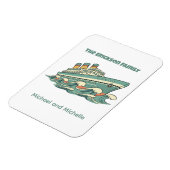 Family Name Cruise Ship Door Marker Magnet (Linke Seite)