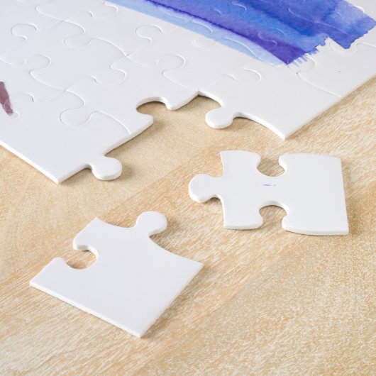 Family Name Modern Tree Puzzle (Seite)