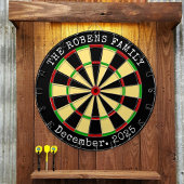 Family Name Personalized  Dartboard Dartscheibe