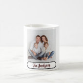 Family Name Photo Mug – Gift for Loved Ones Kaffeetasse (Mittel)
