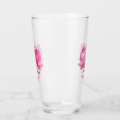 Family Name Pink Christmas Collection Piece Glas (Links)