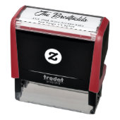 Family Name Return Address Self Inking Stamp Permastempel (Produkt)