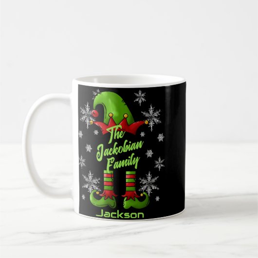 Family Name Year Reunion Matching Christmas Elf T Kaffeetasse (Links)