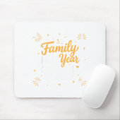 Family New Year 2026 Matching Party Crew  Mousepad (Mit Mouse)