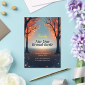 Family New Year Brunch Acrylic Invitation Acryleinladungen (In Situ (Hochzeit))