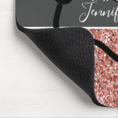 Family Nurse Practitioner Caduceus Rose Gold Mousepad (Ecke)