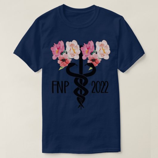 Family Nurse Practitioner FNP 2022 Abschluss T-Shirt (Design vorne)