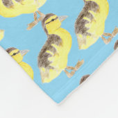 Family of Ducks Fleece Blanket (Ecke)