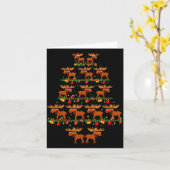 Family Pajama Sets Christmas Matching Moose Xmas T Karte (Gelbe Blume)