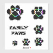 FAMILY PAWS KITTY AUFKLEBER (Blatt)