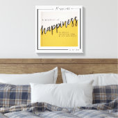 Family Personalized Photo and Text Typography Leinwanddruck (Insitu (Schlafzimmer))