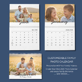 Family Photo Calendar 2026 – A Year Full of Love Kalender