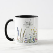 Family Photo Cherished Keepsake Tasse (Links)