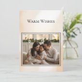 Family Photo Christmas Card (Stehend Vorderseite)