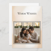 Family Photo Christmas Card (Vorne/Hinten)