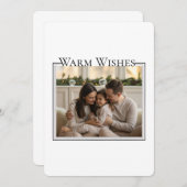 Family Photo Christmas Card (Vorne/Hinten)