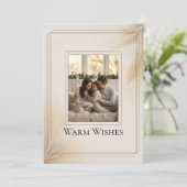 Family Photo Christmas Card (Stehend Vorderseite)