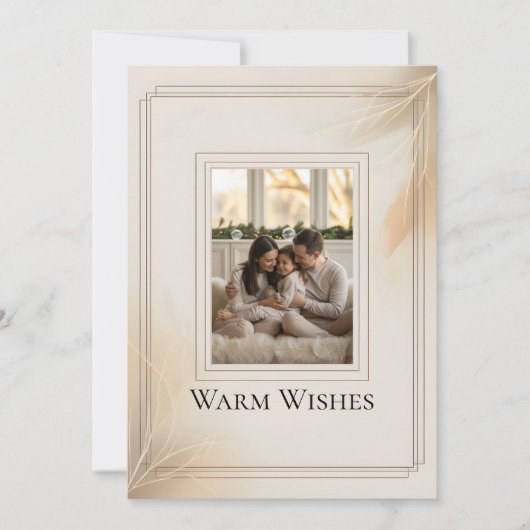 Family Photo Christmas Card Feiertagskarte (Vorderseite)