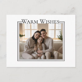 Family Photo Christmas Card Feiertagspostkarte